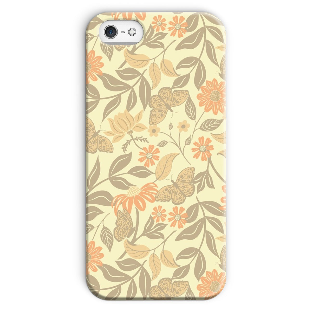 Butterfly & Floral  Snap Phone Case