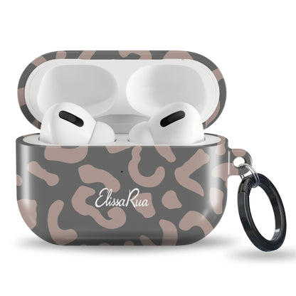 Charcoal Leopard – Apple AirPods Tough Case | Elissa Rua