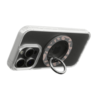 Charcoal Leopard – Magnetic Ring Holder