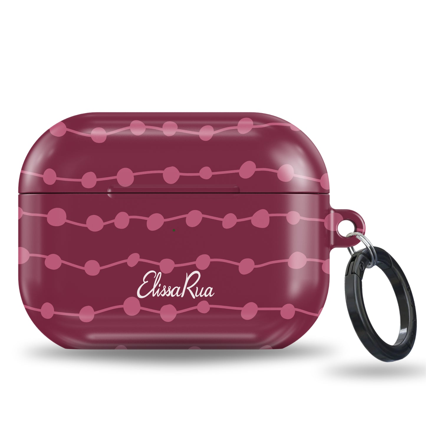 Cherry Pink Stripe – Apple AirPods Tough Case