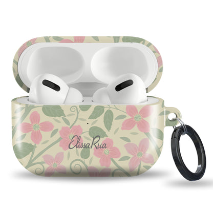 Clematis Floral – Tough Airpods Case | Elissa Rua
