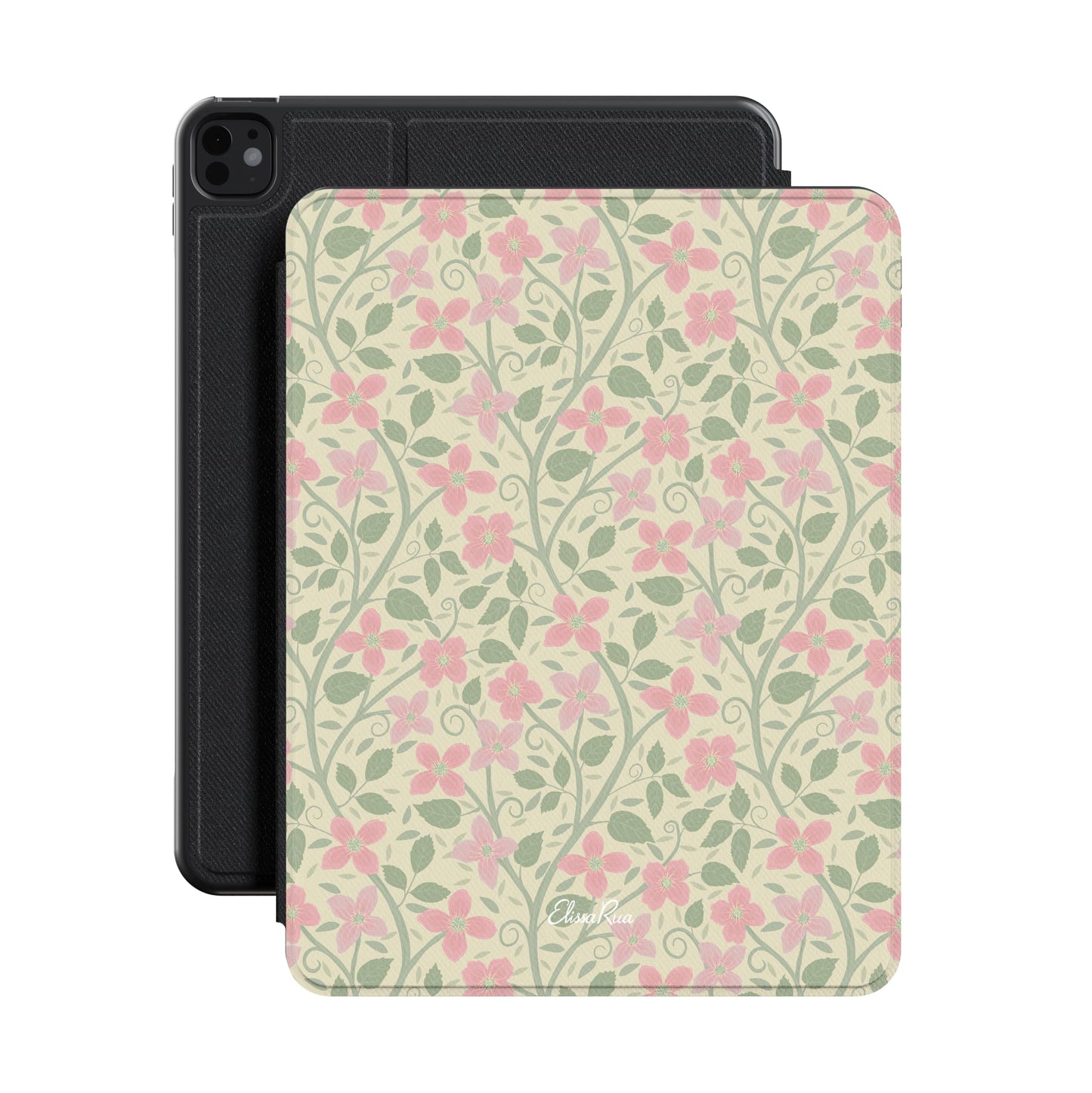 Clematis Floral – Apple iPad Case | Elissa Rua