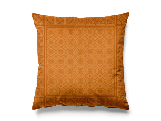 Copper geometric velvet cushion cover, luxury statement cushion, size 45x45cm