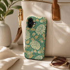 Vintage Dahlia Floral – Magnetic Tough Phone Case | Elissa Rua