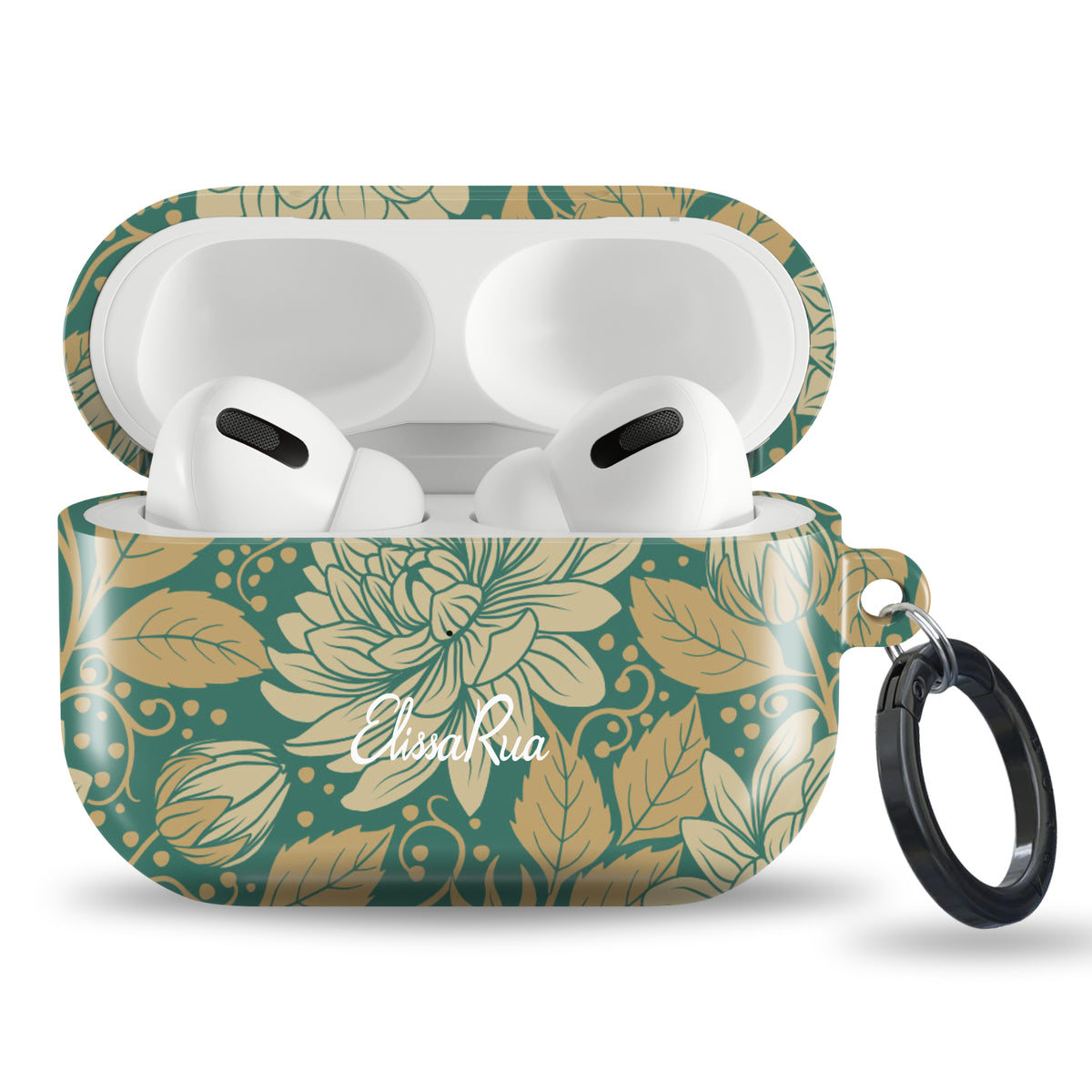 Vintage Dahlia Floral – AirPods Case | Elissa Rua