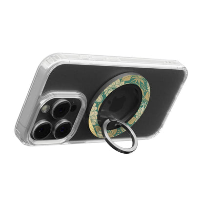Vintage Dahlia Floral – Magnetic Ring Holder | Elissa Rua