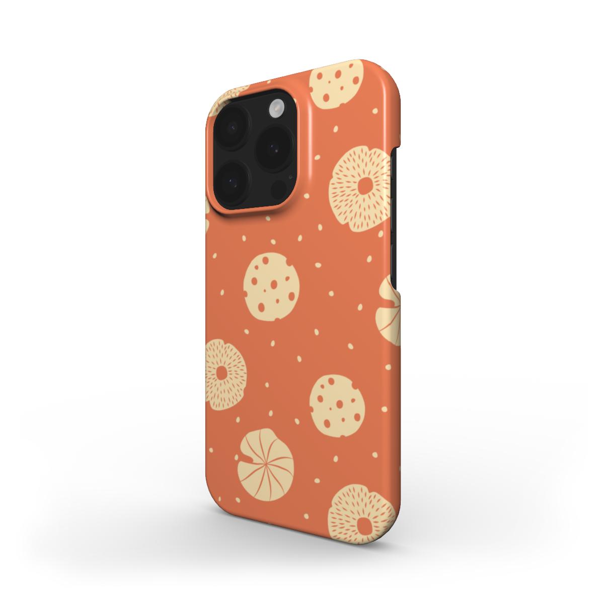 Side profile of the Snap Mushroom Phone Case showing slim fit