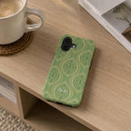 Green Boho Geometric – Tough Phone Case | Elissa Rua