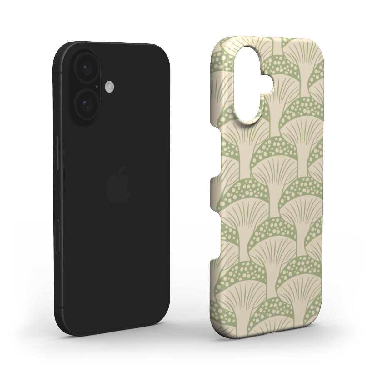 Exploded view of the Snap Case layers with mushroom fan design