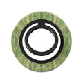 Green Boho Geometric – Magnetic Ring Holder