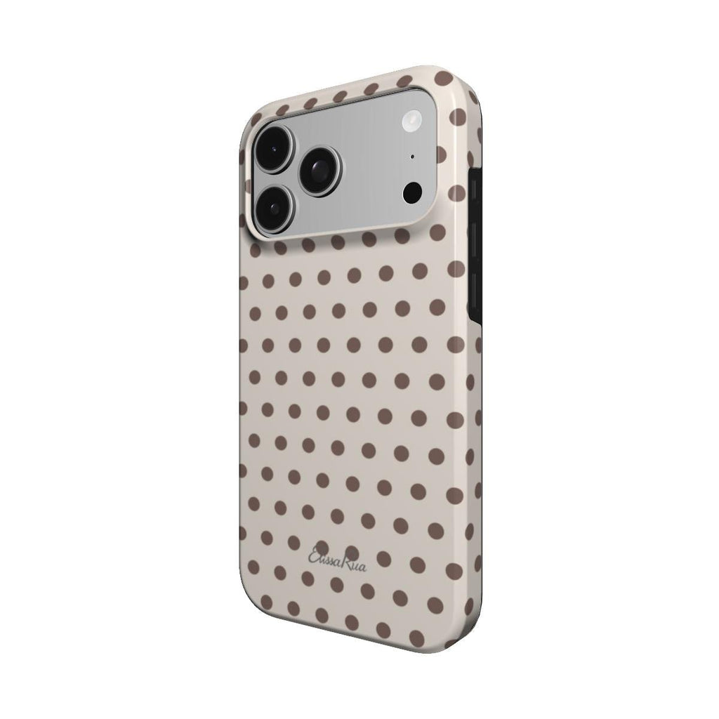 Ivory Polka Dot – Slitstarkt mobilskal | Elissa Rua