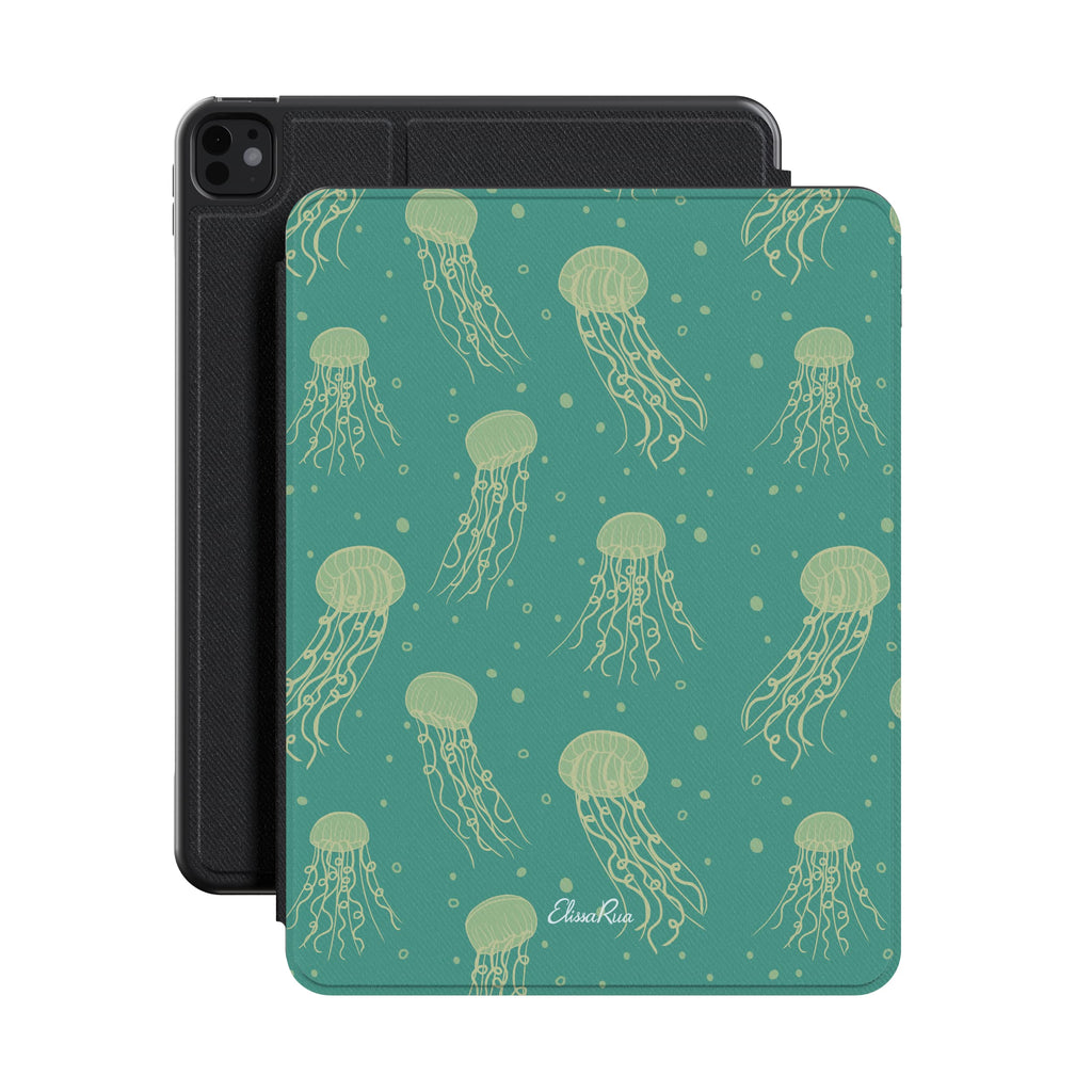 Jellyfish design on an apple ipad case