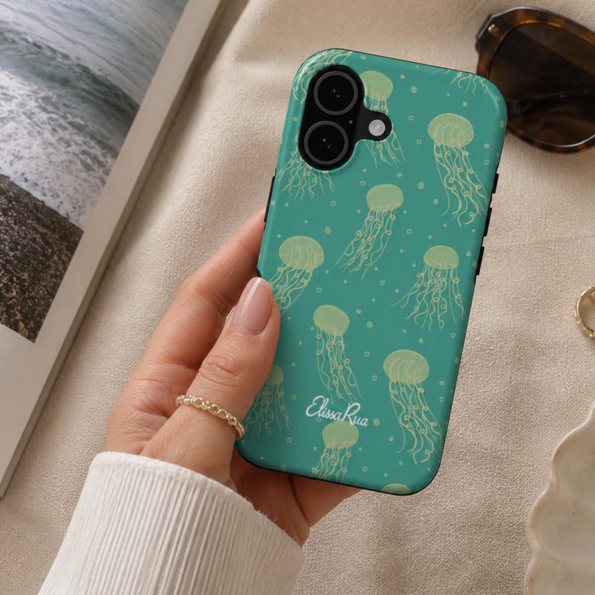Jellyfish Marine – Tough Phone Case | Elissa Rua