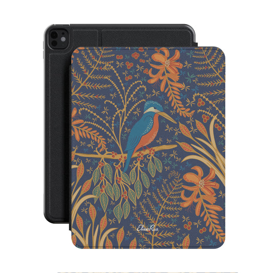 Kingfisher Art Nouveau – Apple iPad Case | Elissa Rua