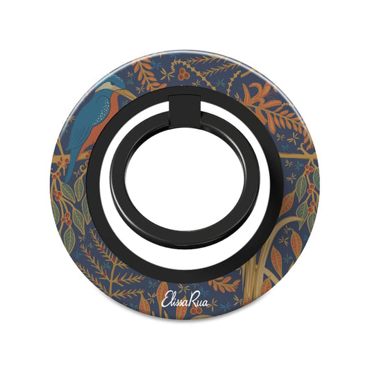 Kingfisher Art Nouveau – Magnetic Ring Holder