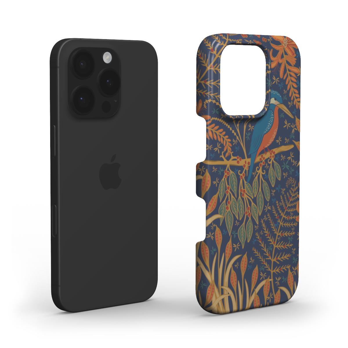 Kingfisher snap phone case layer view