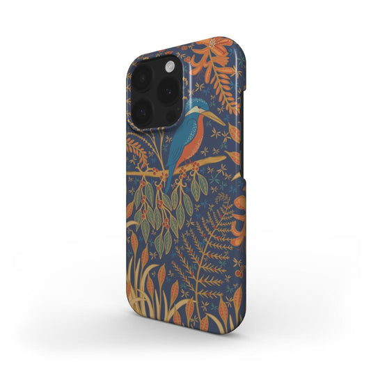 Kingfisher snap phone case side