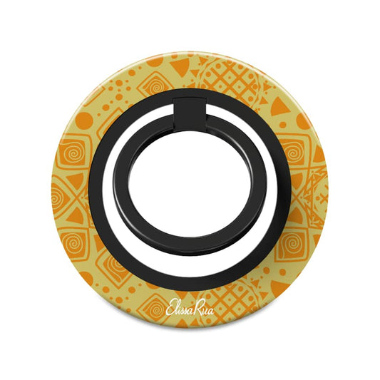 Mandala Sun Geometric – Magnetic Ring Holder