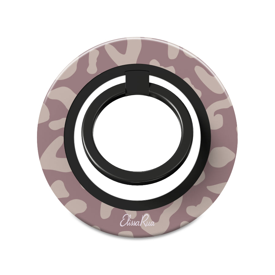 Mauve Leopard – Magnetic Ring Holder