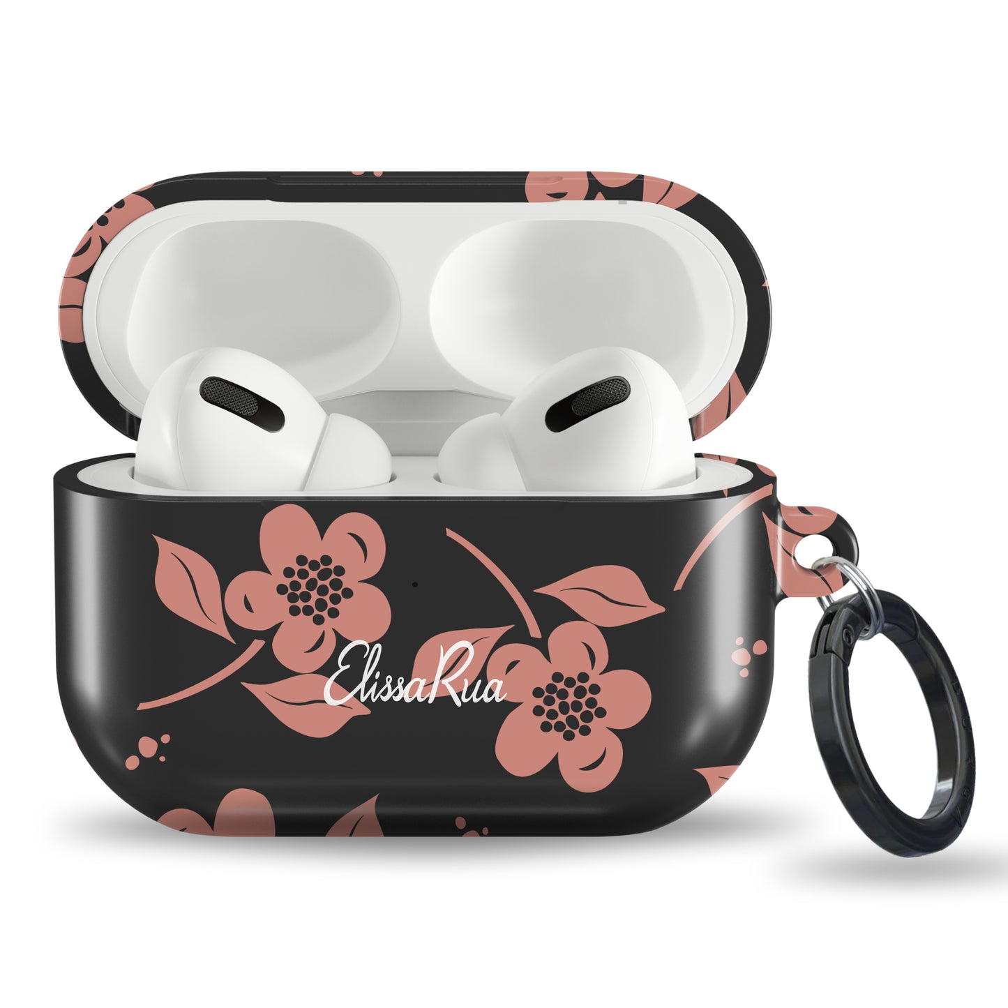 Midnight Blossom Apple AirPods Tough Case