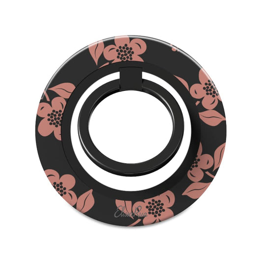Midnight Blossom –  Magnetic Ring Holder