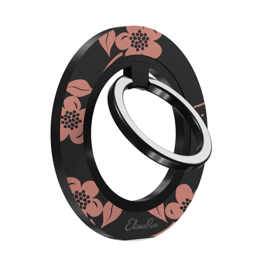Midnight Blossom –  Magnetic Ring Holder
