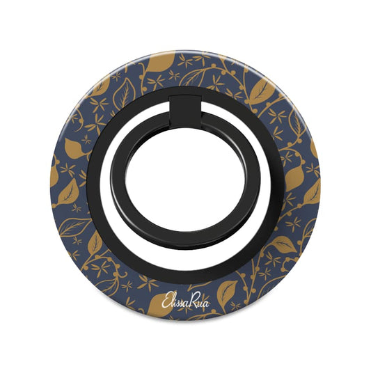 Midnight Foliage – Magnetic Ring Holder