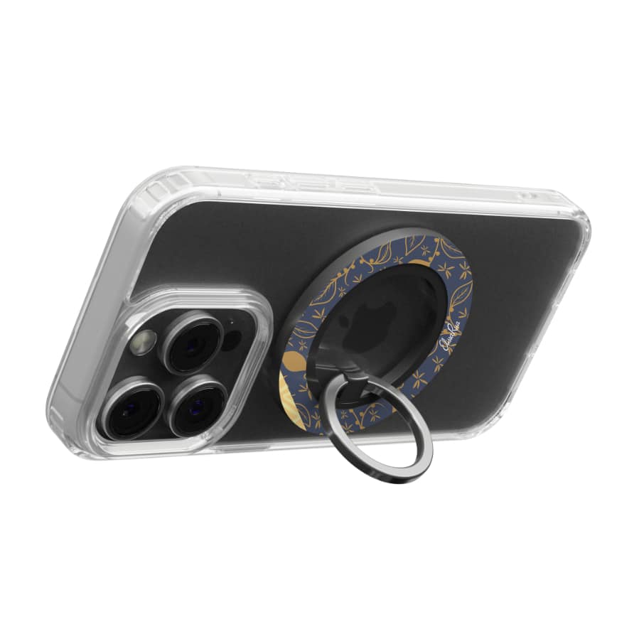 Midnight Foliage – Magnetic Ring Holder