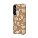 Mushroom Tawny magnetic tough phone case – front view