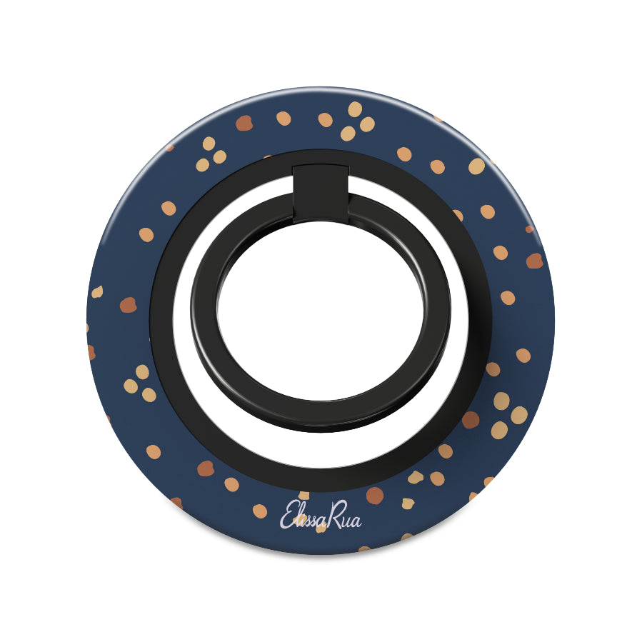 Navy Speckle – Magnetic Ring Holder
