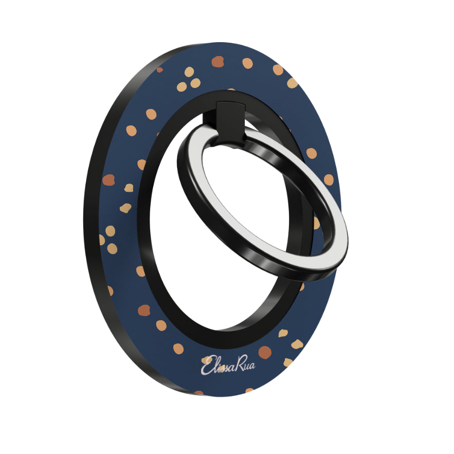 Navy Speckle – Magnetic Ring Holder