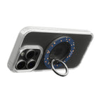 Navy Speckle – Soporte magnético para anillo