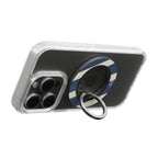 Navy and Cream Stripe - Magnetic Ring Holder