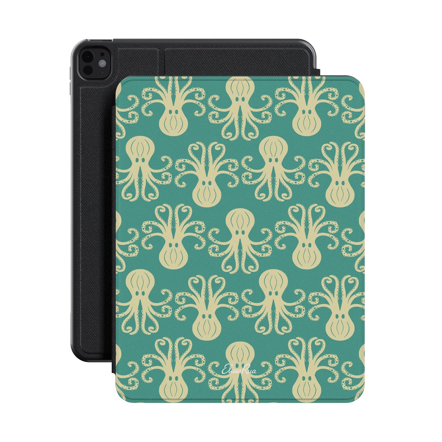 Octopus Teal – Apple iPad Case | Elissa Rua