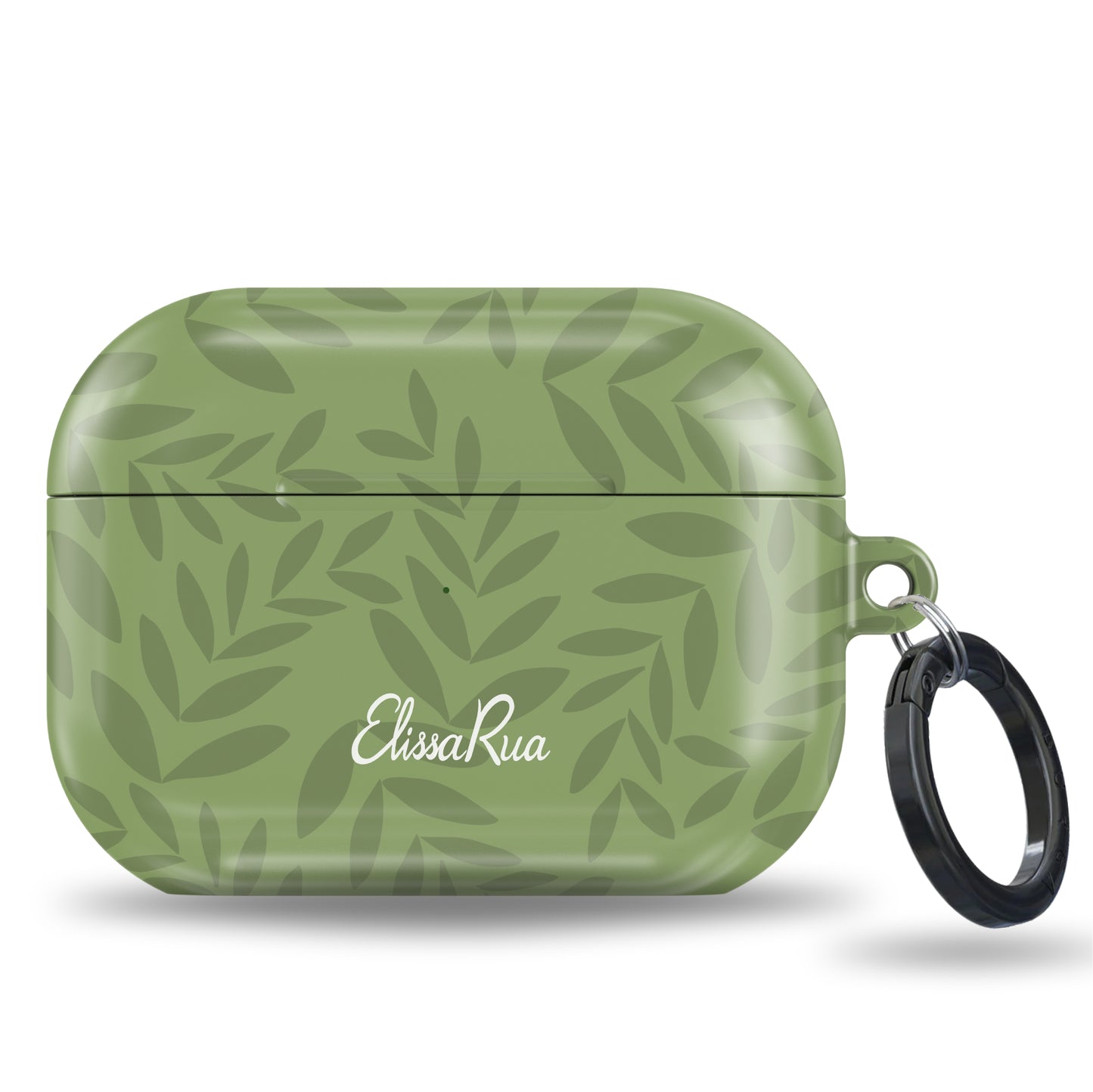 Olive Green Leaf – Apple AirPods Tough Case