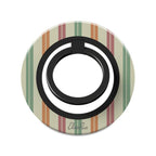 Phone Case Ring Holder with pastel stripes