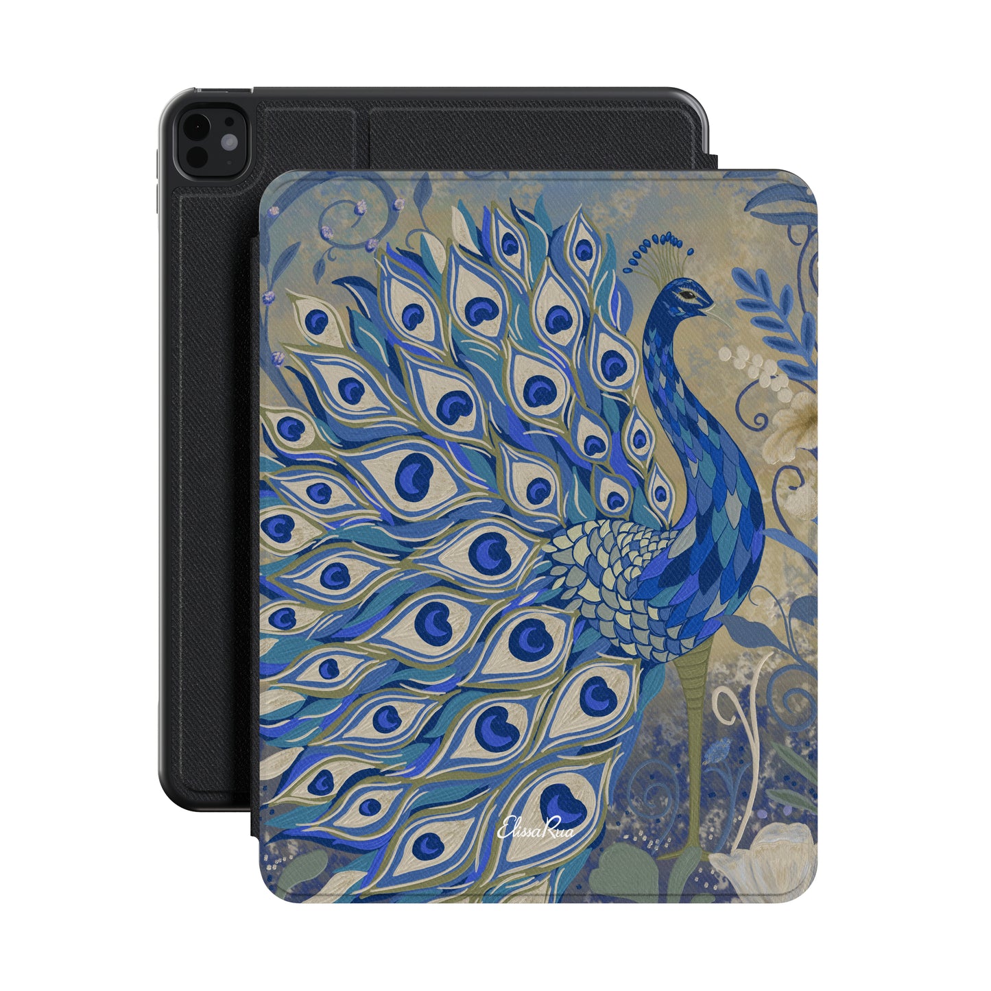 Peacock Ornate – iPad Cover | Stylish Protection with Apple Pencil Slot