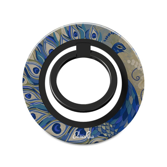 Peacock Ornate – Magnetic Ring Holder