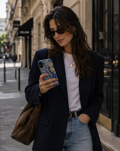 Peacock Ornate – Tough Phone Case | Elissa Rua