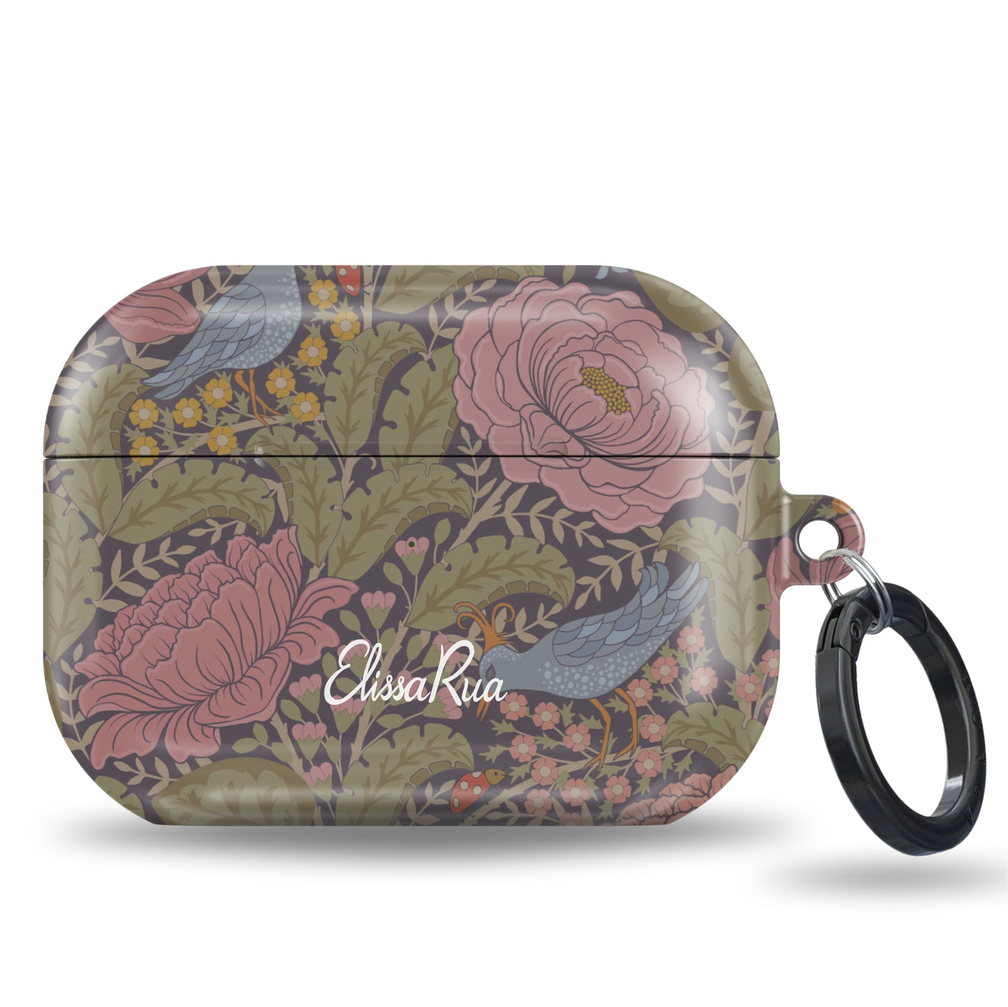 Peonies & Birds – Tough Airpods Case | Elissa Rua
