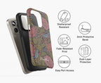Peony & Birds Floral Tough Phone Case
