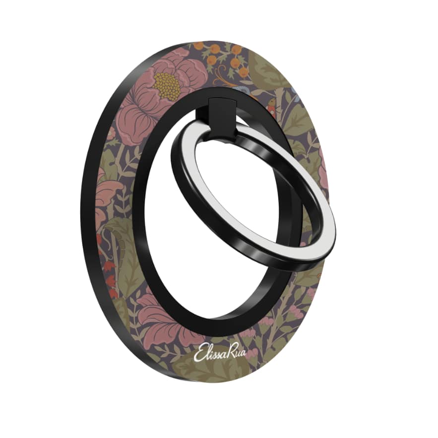 Peonies & Birds – Magnetic Ring Holder