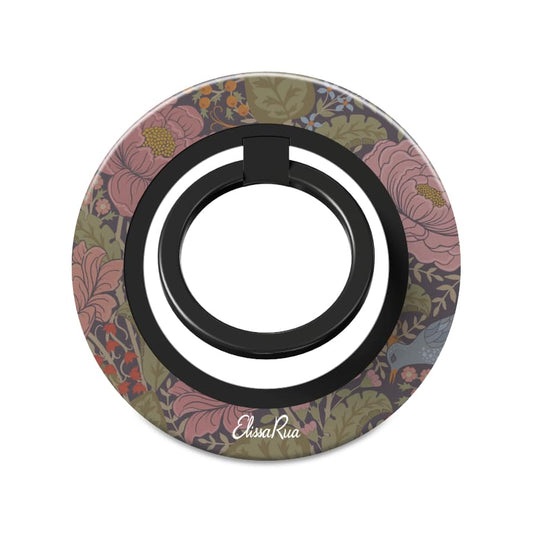 Peonies & Birds – Magnetic Ring Holder