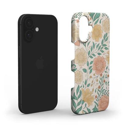 Layered view of the Wildflowers Snap phone case, showing its lightweight protective construction.