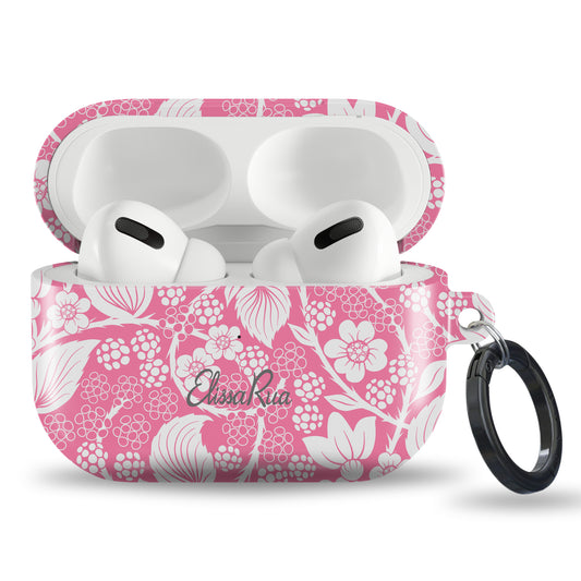 Pink Blackberry AirPods Case – Delicate Berry and  Motif