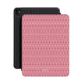 Pink boho geometric design on ipad case