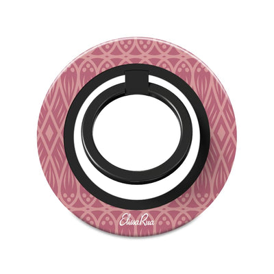 Pink Boho Geometric – Magnetic Ring Holder