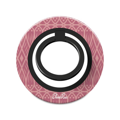 Pink Boho Geometric – Magnetic Ring Holder