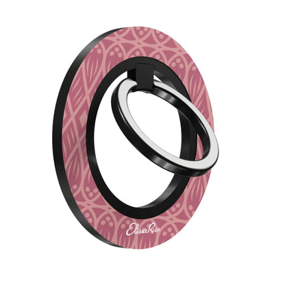 Pink Boho Geometric – Magnetic Ring Holder