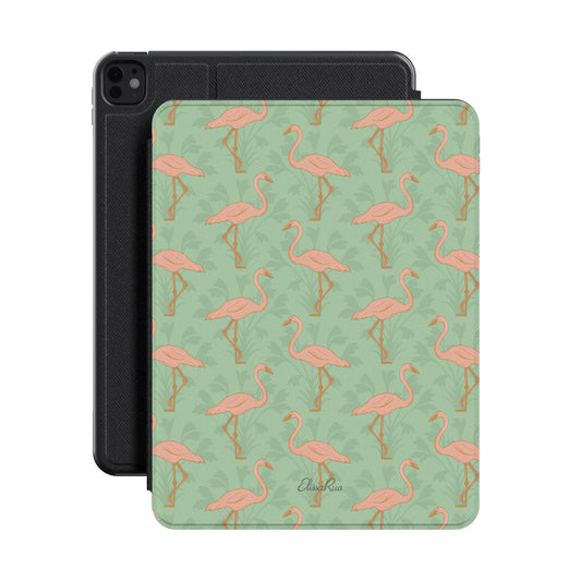 Pink Flamingo Abstract – Apple iPad Case | Elissa Rua